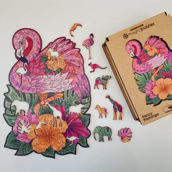 Flamingo Wooden Jigsaw