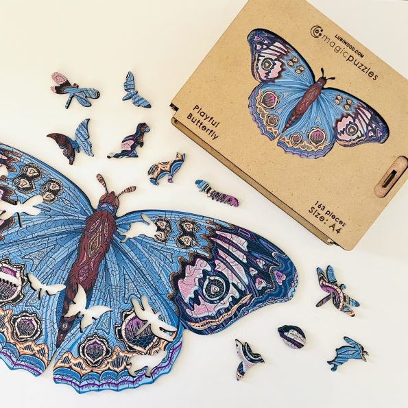 Butterfly Wooden Jigsaw Puzzle - Lubiwood