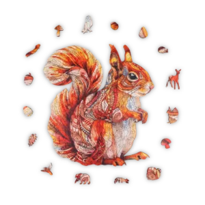 Puzzle Rozkošná veverka - Obrázek 2