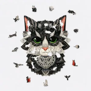 Puzzle "Neugierige Katze" – Bild 5