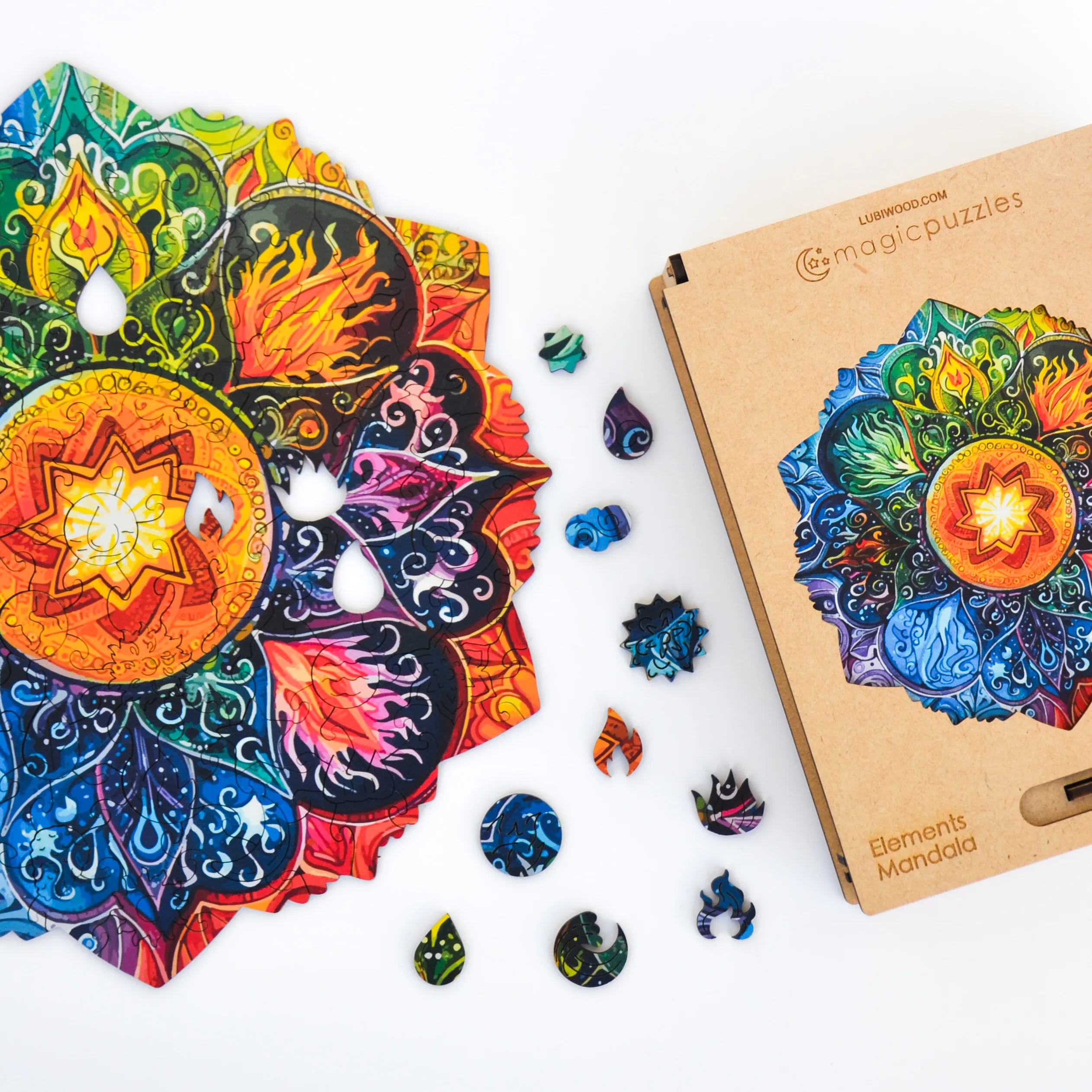 Elementer Mandala Puslespil - Billede 4