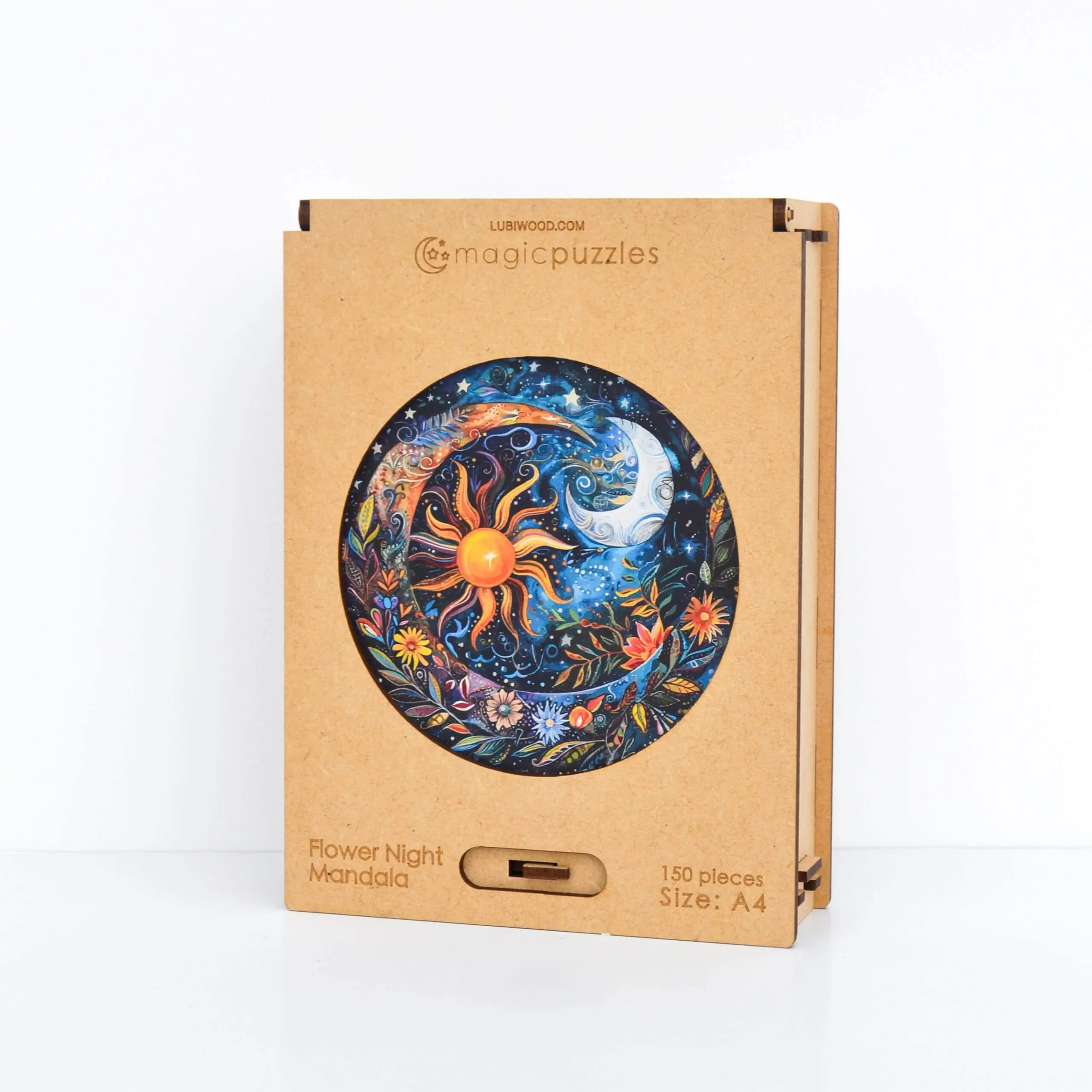 Blomsternat Mandala Puslespil - Billede 10