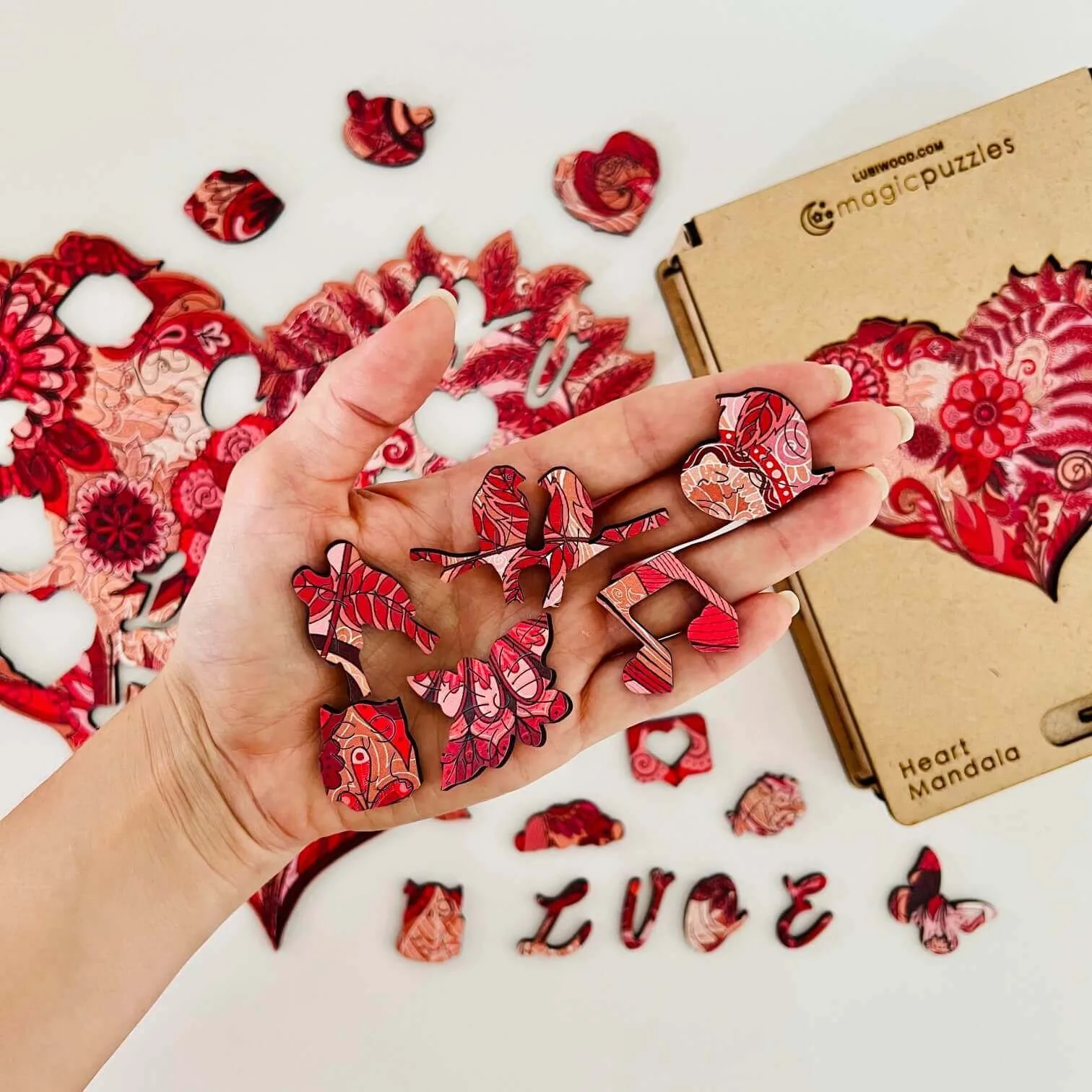 Heart Mandala Jigsaw