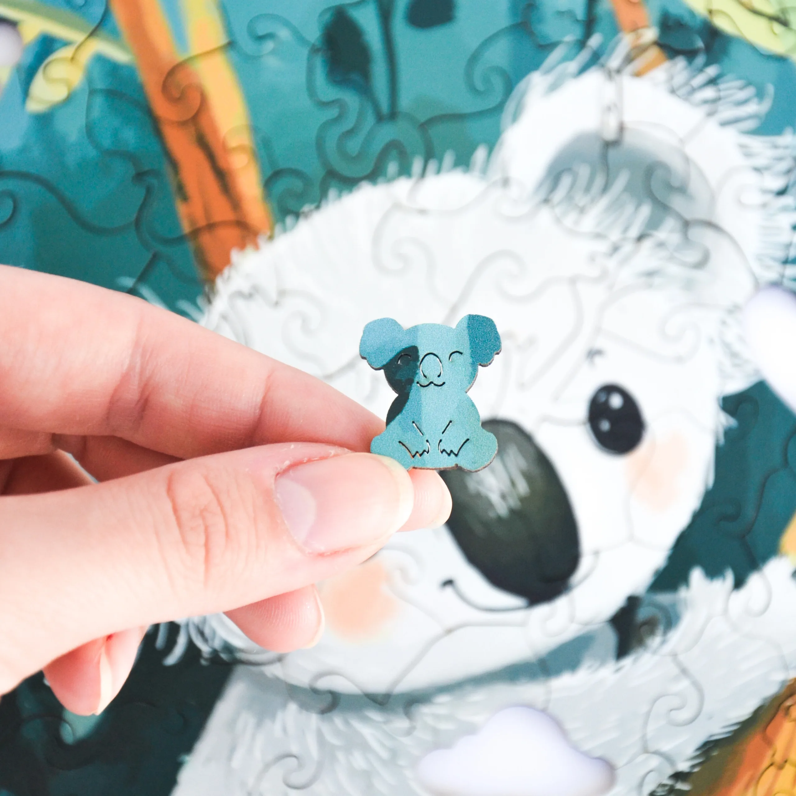 Klatrende Koala Puslespil - Billede 6