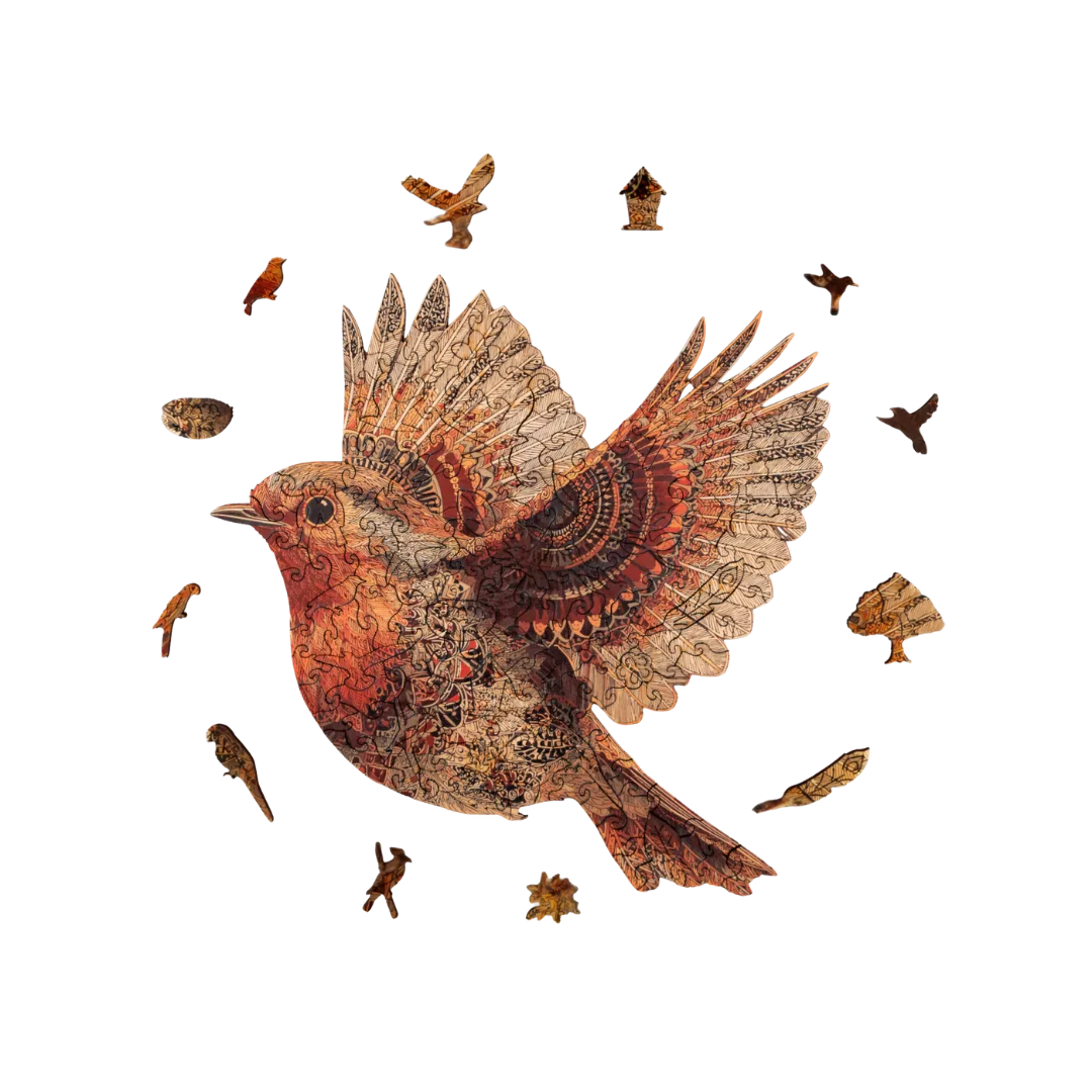 Fri Fugl Puslespil - Billede 2