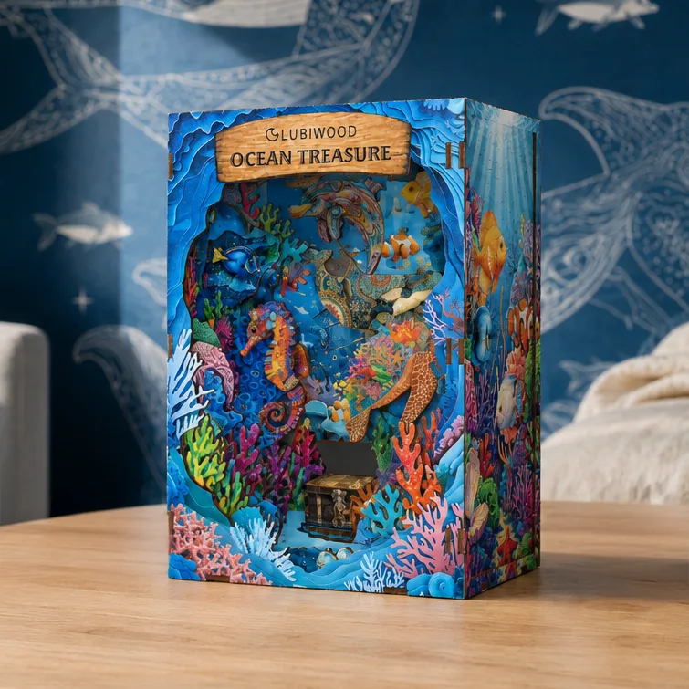 Tesouro do Oceano Book Nook - Imagem 2