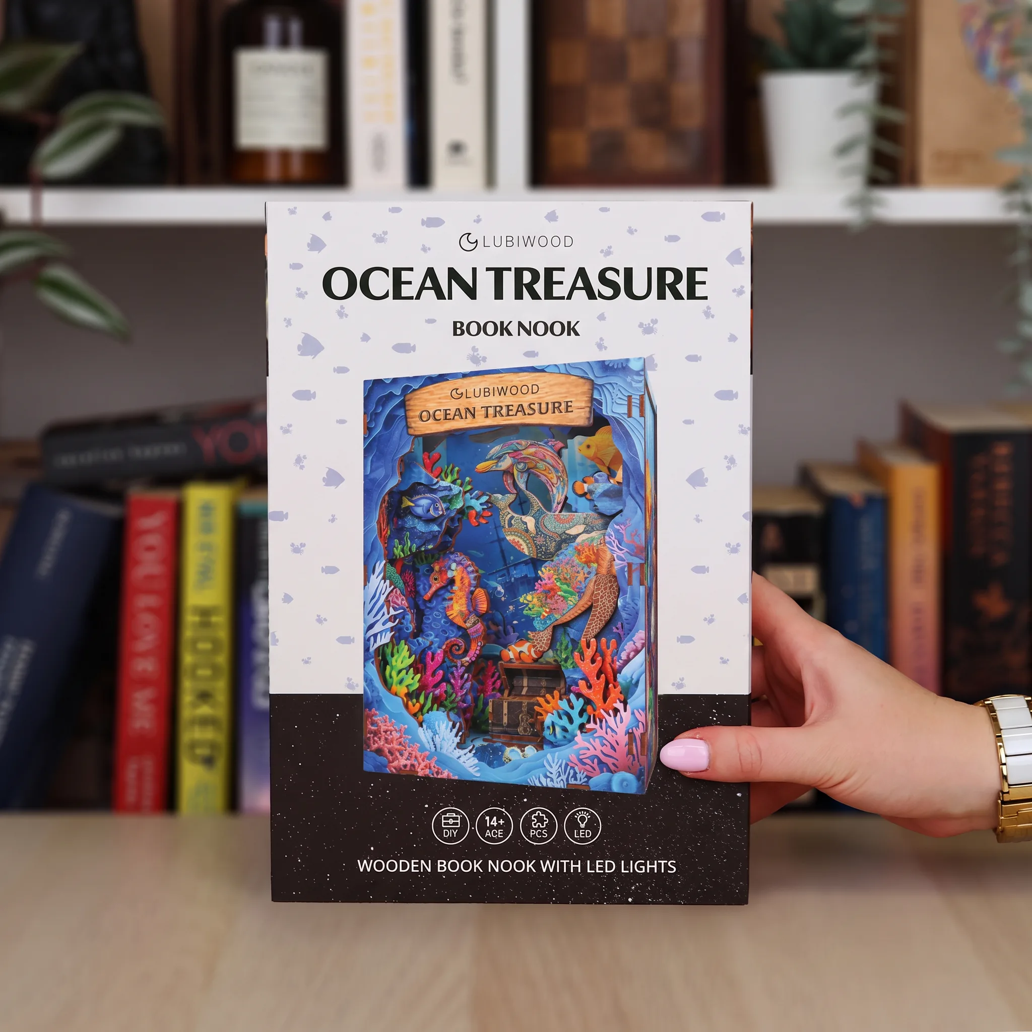 Tesouro do Oceano Book Nook - Imagem 3