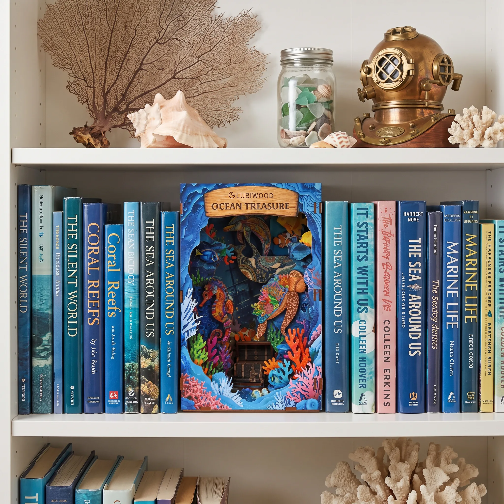 Tesouro do Oceano Book Nook - Imagem 4
