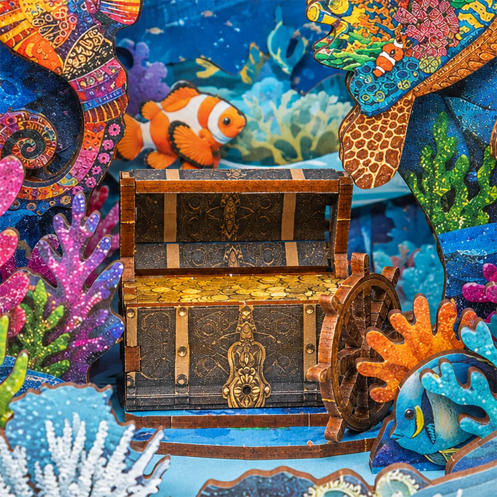 Tesouro do Oceano Book Nook - Imagem 7