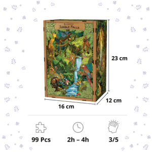 Junglens Vandfald Book Nook - Billede 9