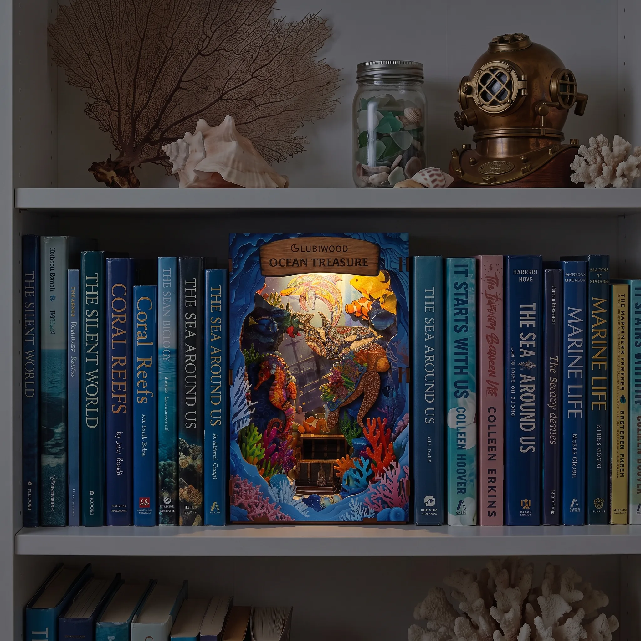 Tesouro do Oceano Book Nook - Imagem 9