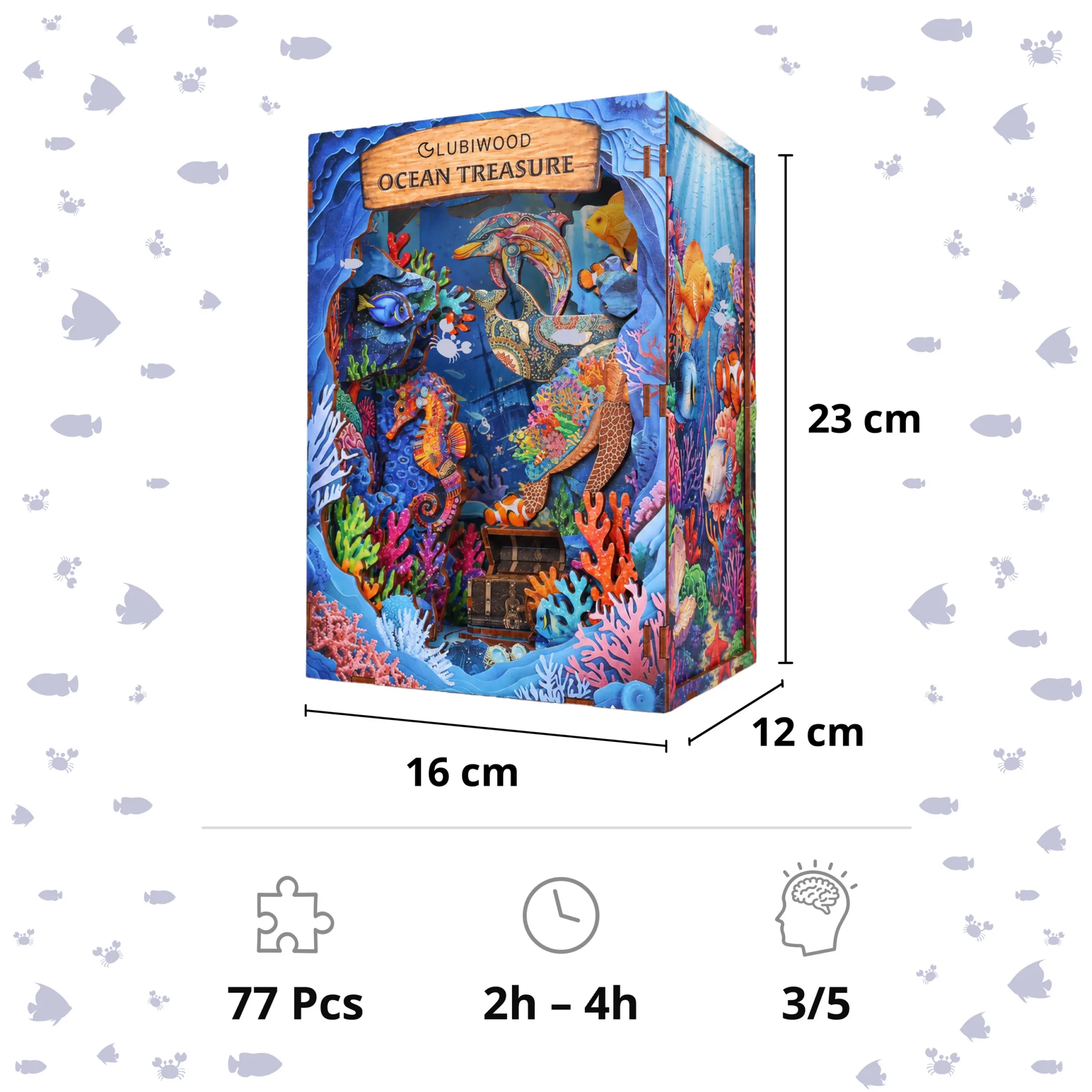 Tesouro do Oceano Book Nook - Imagem 11