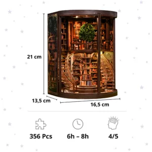 Biblioteca dei Sogni Book Nook - immagine 13