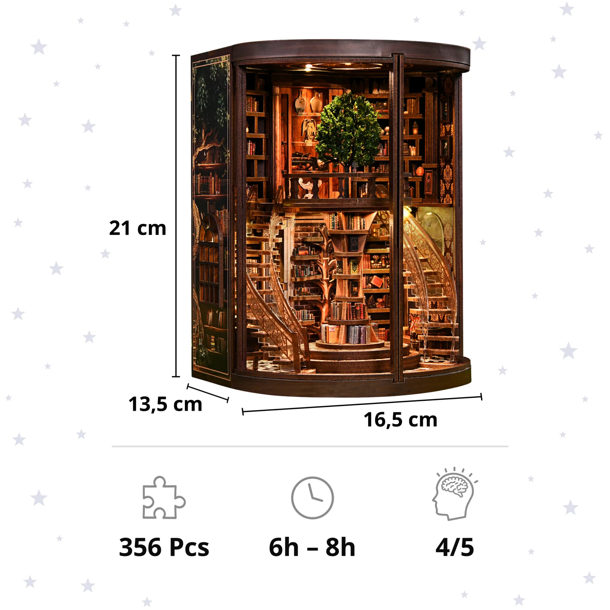 Álomkönyvtár Book Nook – Kép 13