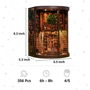Biblioteca dei Sogni Book Nook - immagine 14