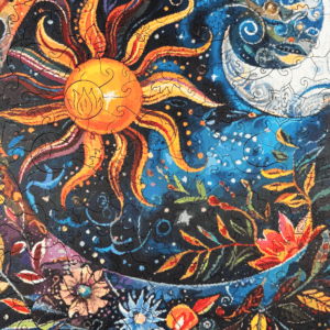 Flower Night Mandala puzzle (defect edition)