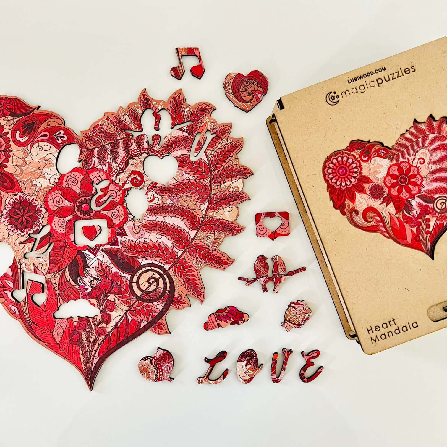 Heart Mandala Jigsaw