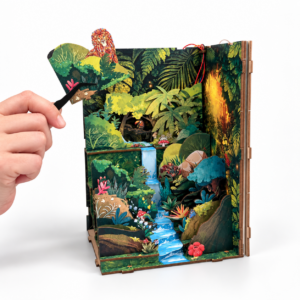 Dschungel-Wasserfälle Book Nook – Bild 8