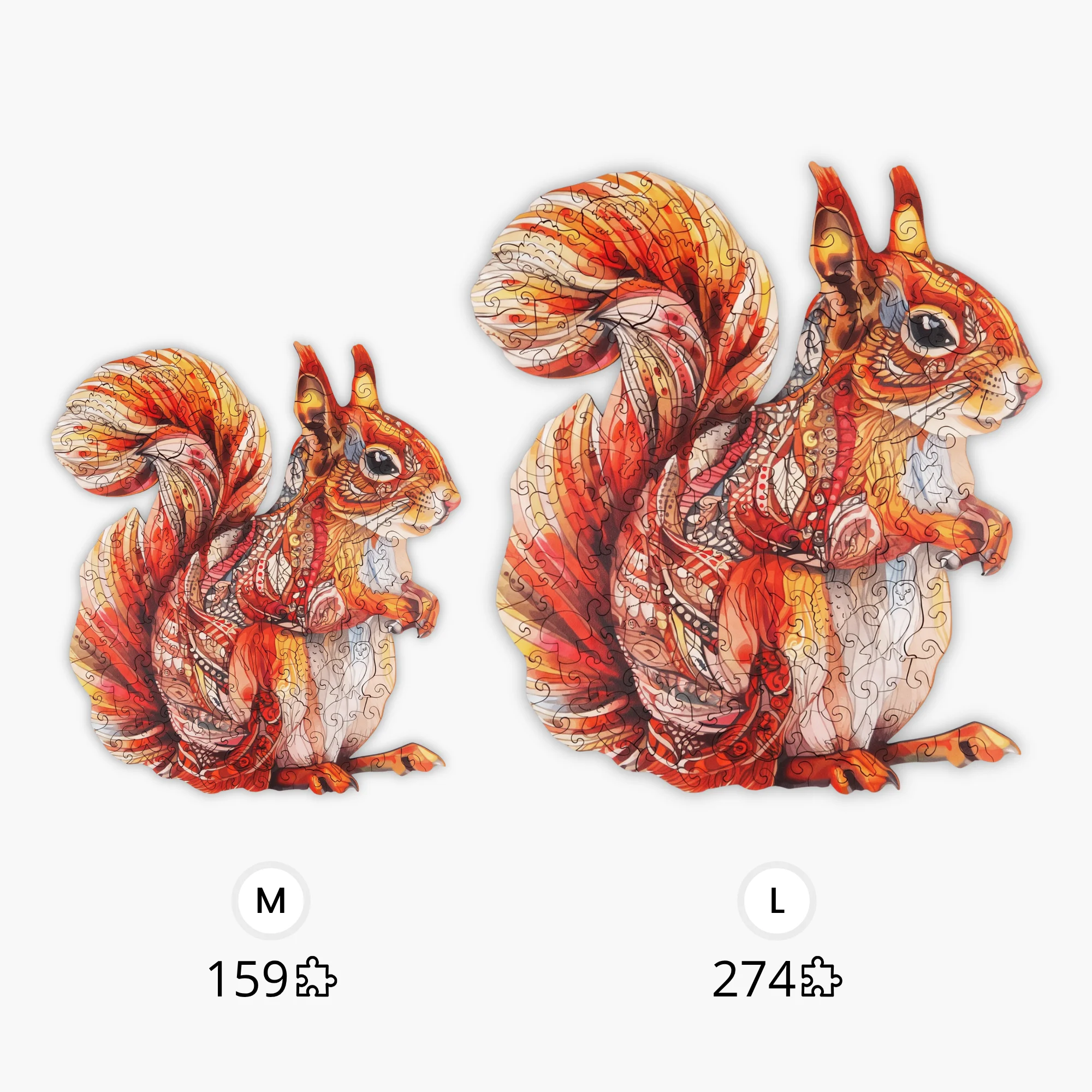 Puzzle Scoiattolo Adorabile - immagine 3