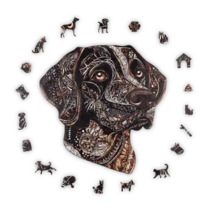 Chocolate Labrador Puzzle - Image 2