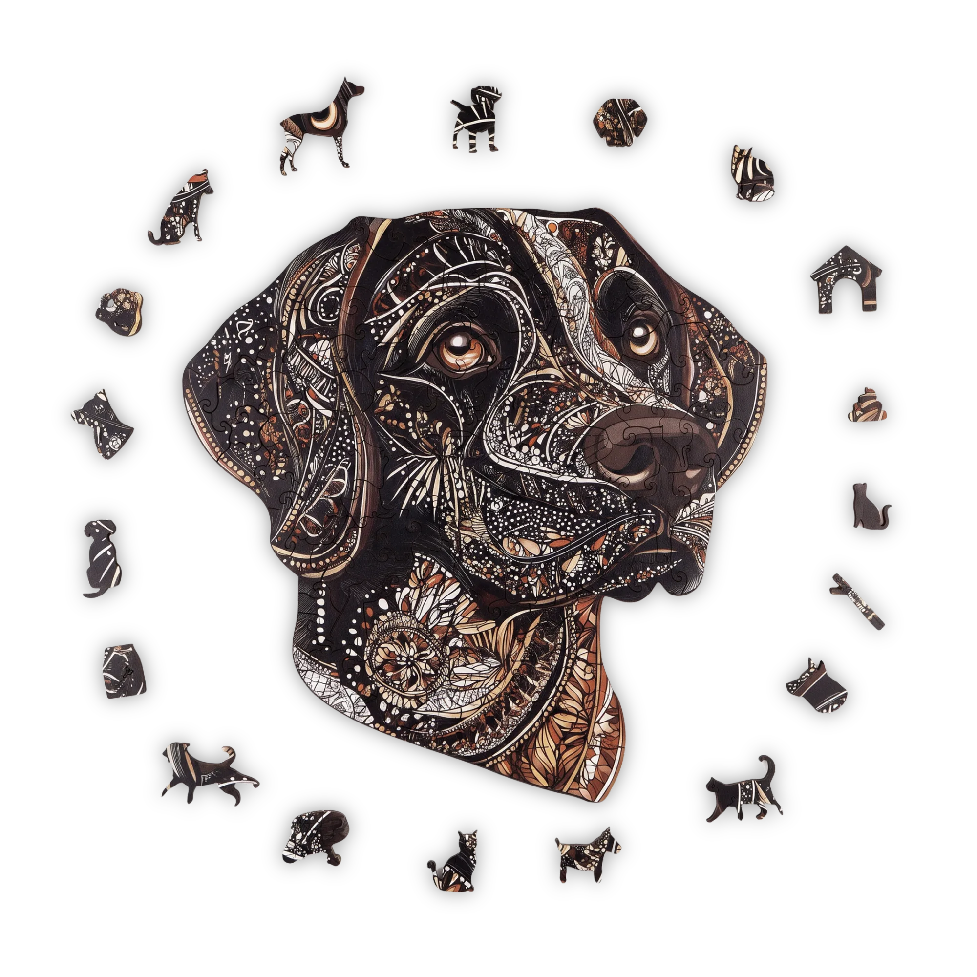 Chocolate Labrador Puzzle - Image 2