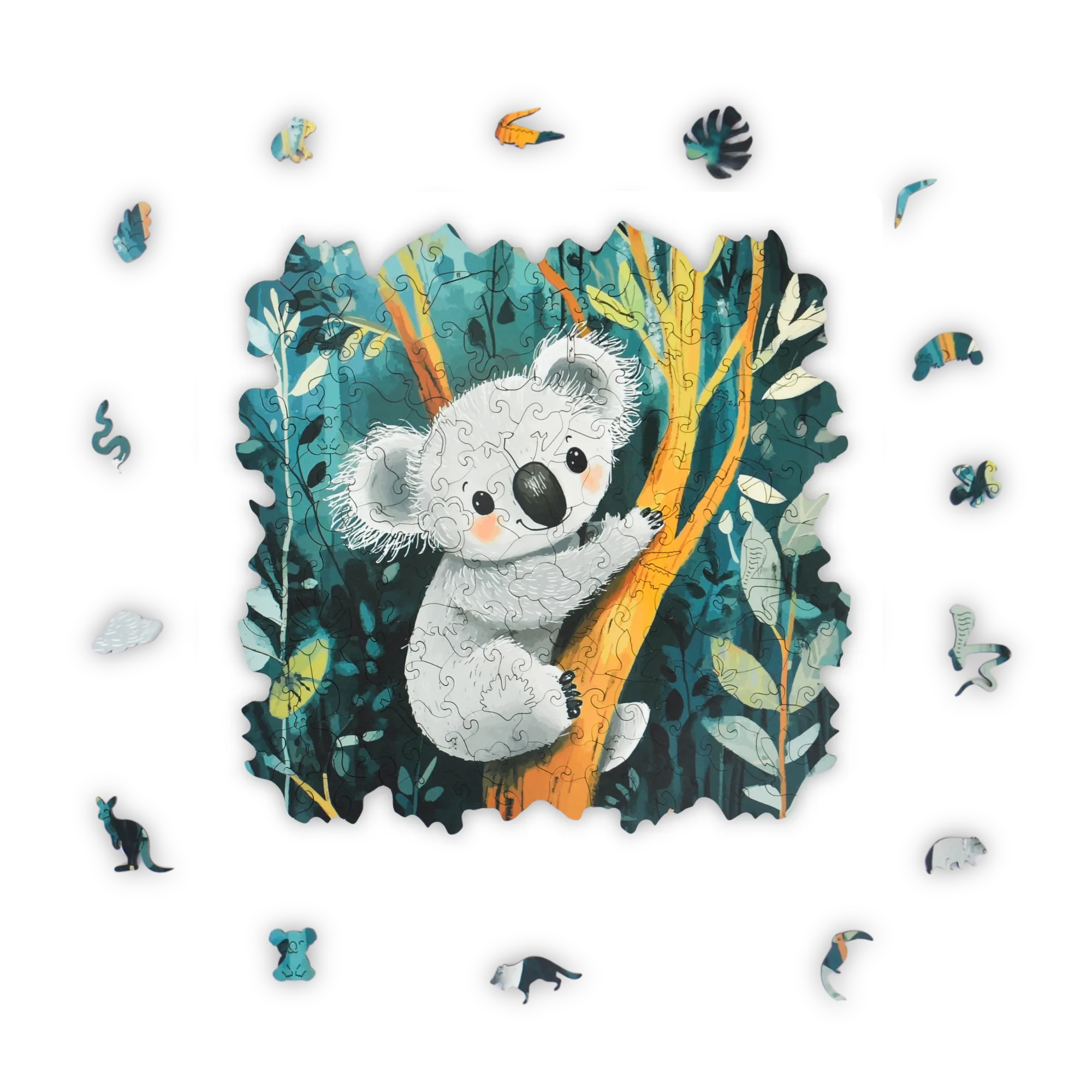 Klatrende Koala Puslespil - Billede 2