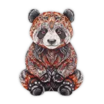 Klovnet Panda puslespil