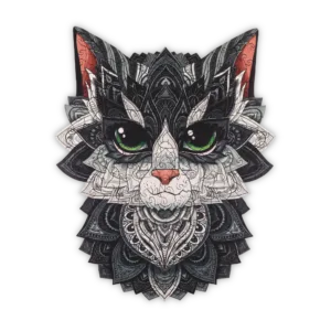 Puzzle "Neugierige Katze"