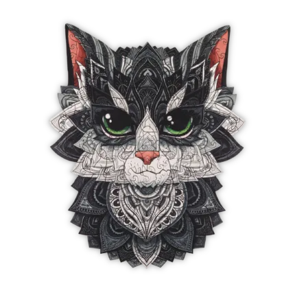 Nysgerrig Kat Puslespil