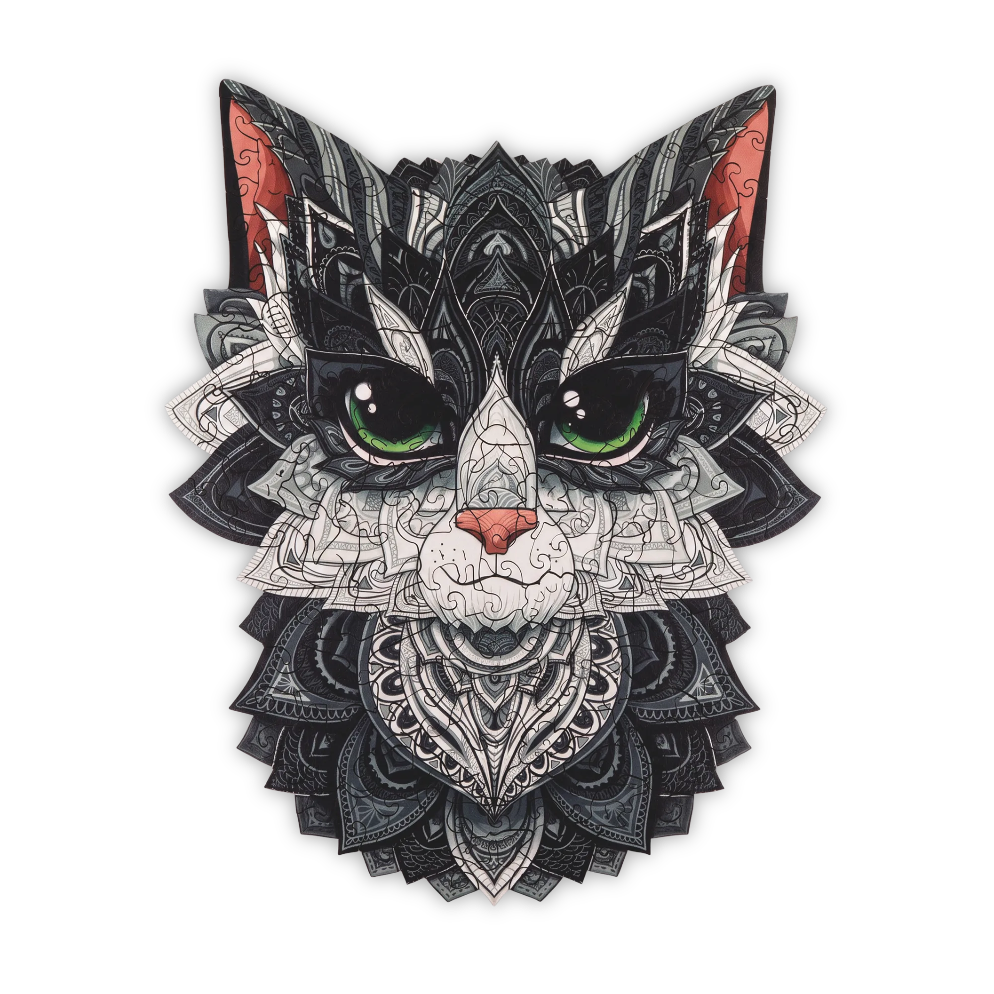 CuriousCat_transparent1 Пъзел любопитна котка - Изображение 1