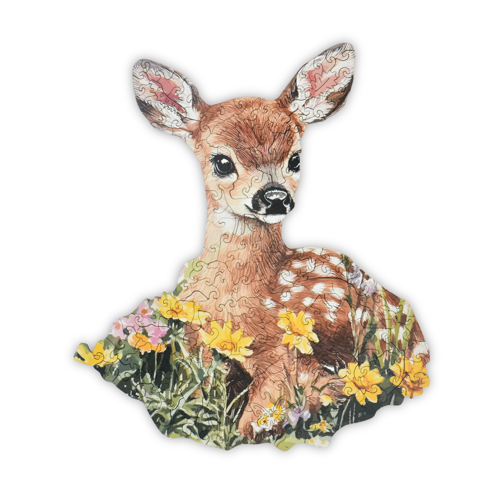 DaintyDeer_transparent1 Yndigt Rådyr Puslespil - Billede 1