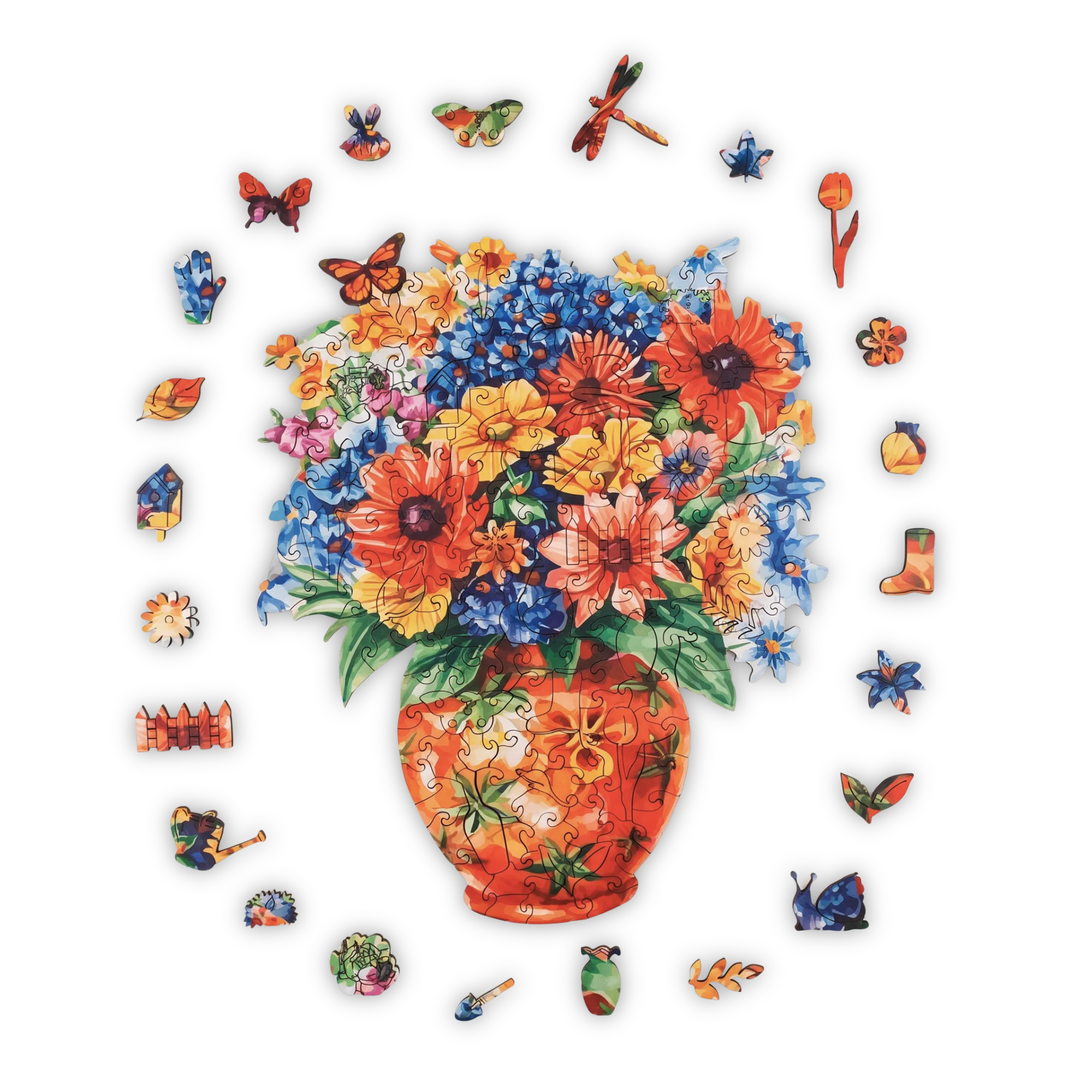Havens Blomster Puslespil - Billede 2