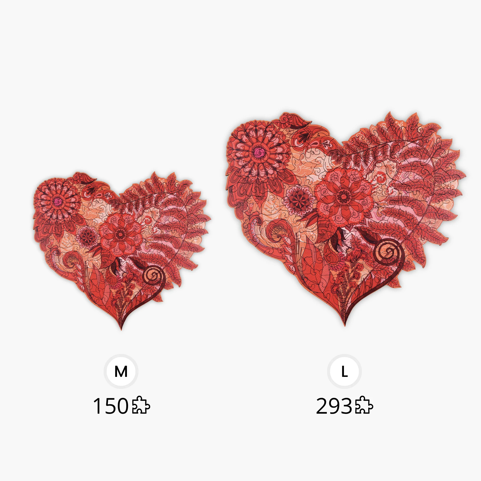 Puzzle Cuore Mandala - immagine 3