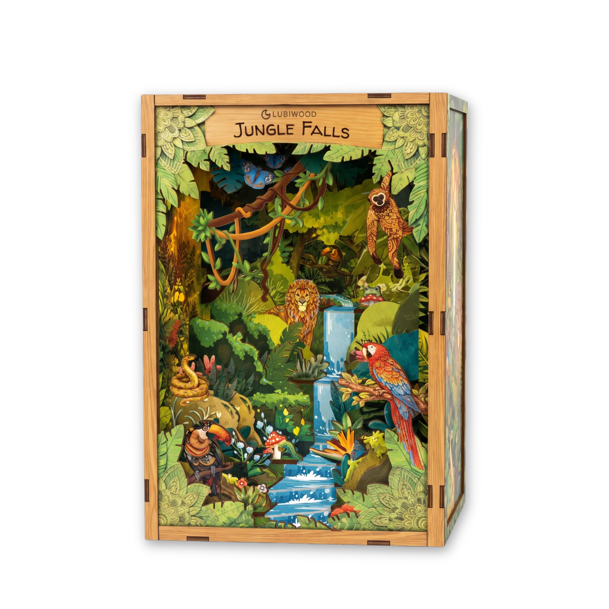 JungleFalls_transparent Book Nook на водопадите в джунглата - Изображение 1
