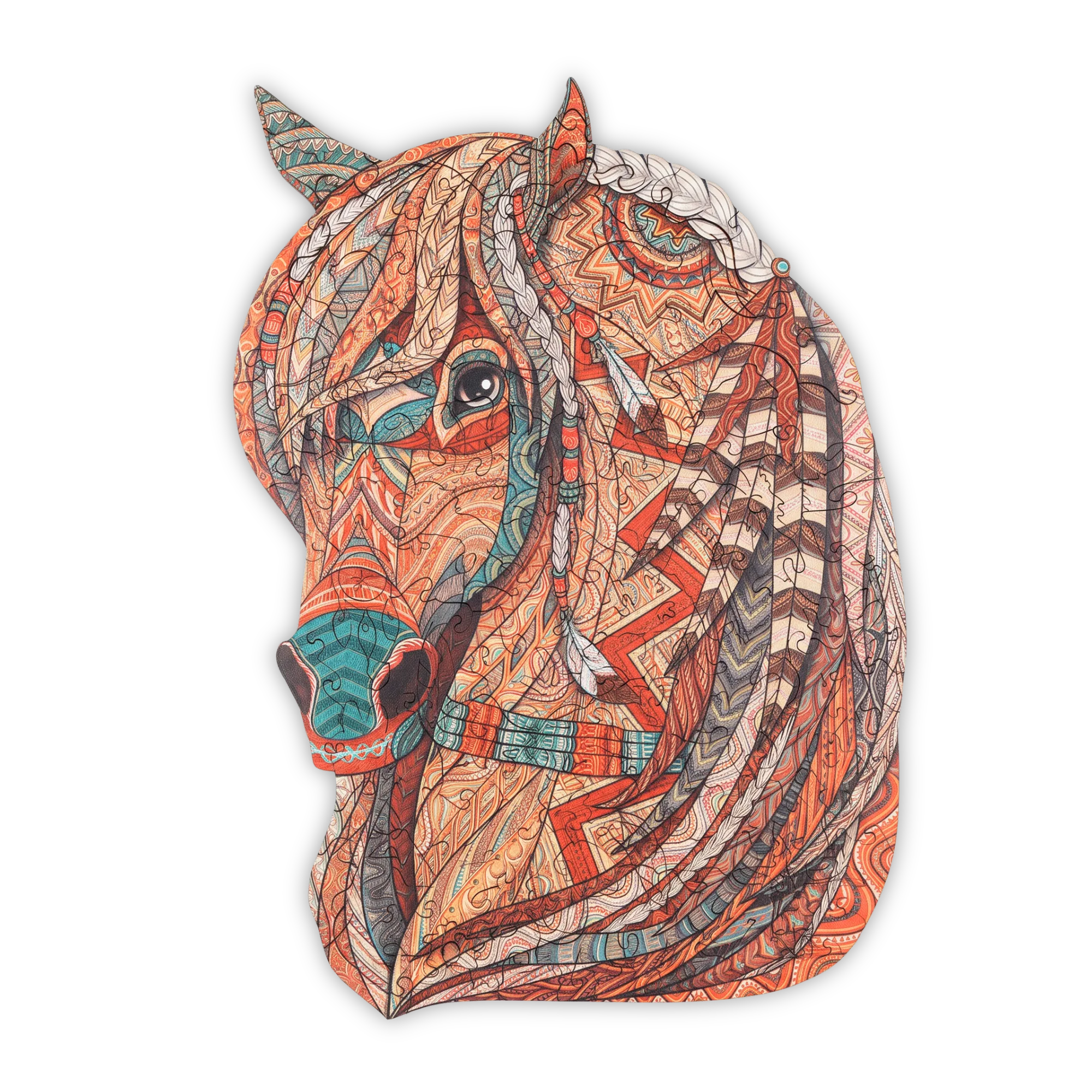 MajesticHorse_transparent1 Majestætisk Hest Puslespil - Billede 1