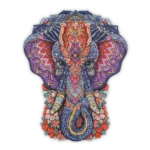 Mystisk Elefant Puslespil