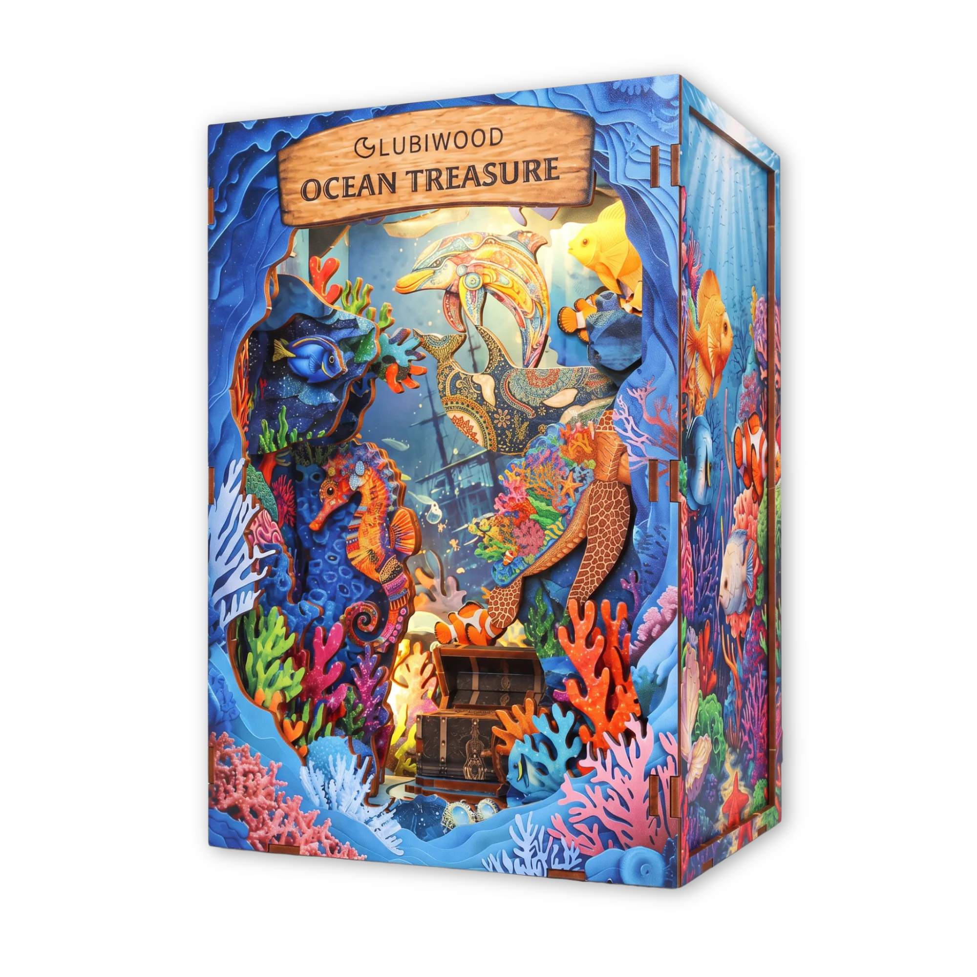 OceanTreasure_transparent Tesouro do Oceano Book Nook - Imagem 1