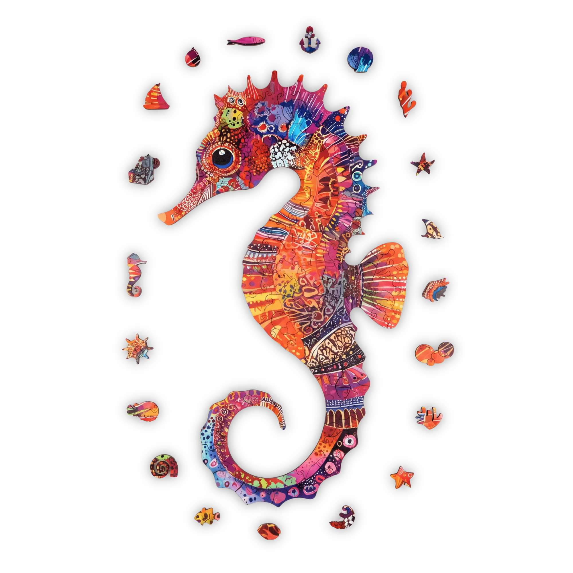 Oceanisk Søhest Puslespil - Billede 2