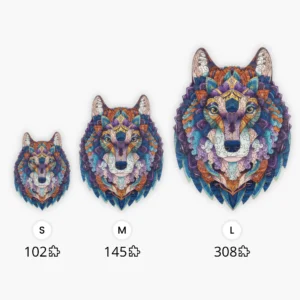 Puzzle "Wilder Wolf" – Bild 3